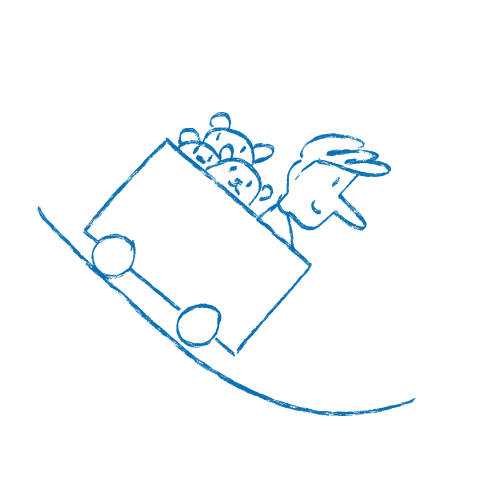 3D Äffchen Schräg von unten