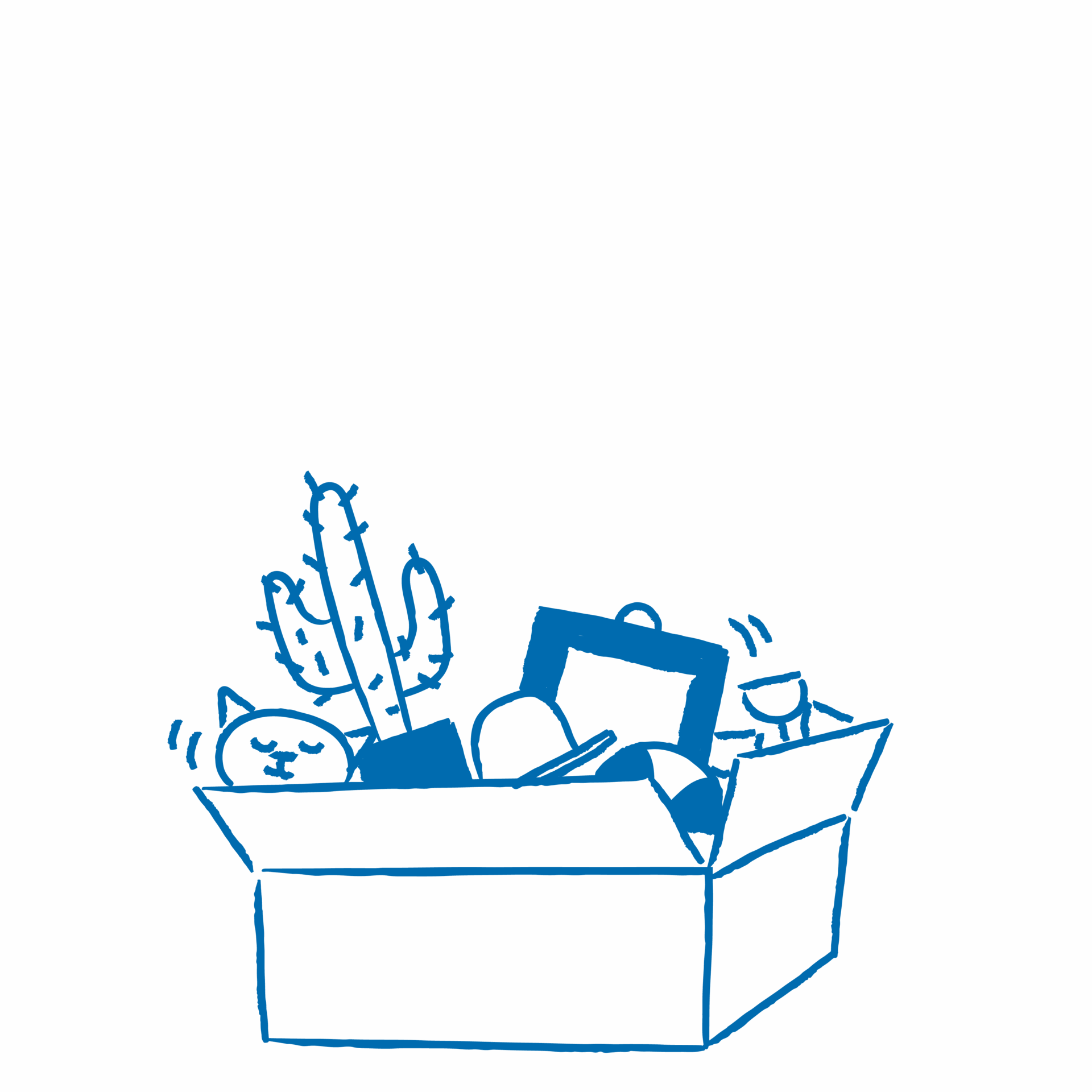 3D Äffchen Schräg von unten