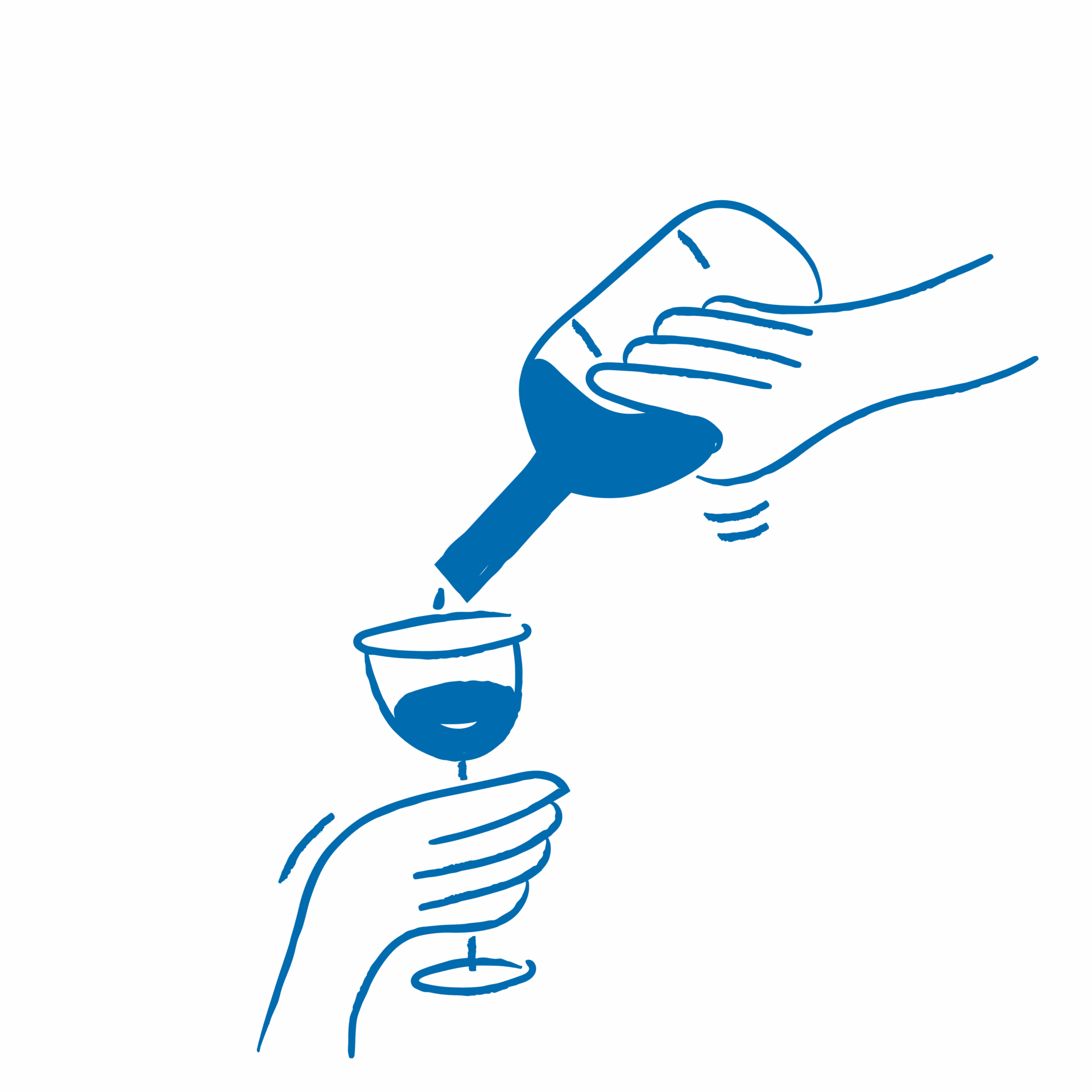 3D Äffchen Schräg von unten